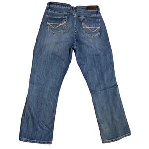 Rock And Roll Cowgirl Blue Jeans Womens Straight Leg Jeans Tag 30x30 act 30x28
